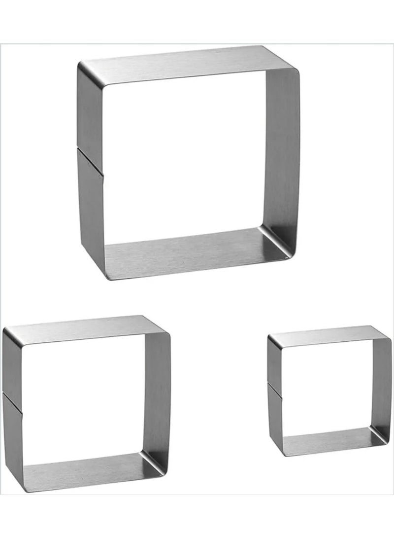 Three-size cake mold made of stainless steel - Image 5